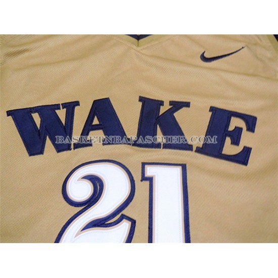 Maillot NCAA Wake Forest Demon Deacons Tim Duncan Dorado